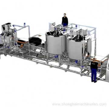 Complete yogurt processing line